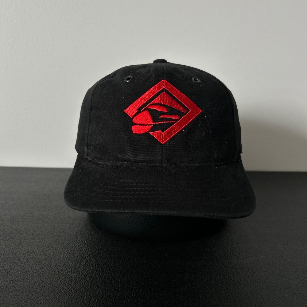 Vintage 90s Marlboro Unlimited Hat Cap Strap Back Adjustable Black Smoking Adult